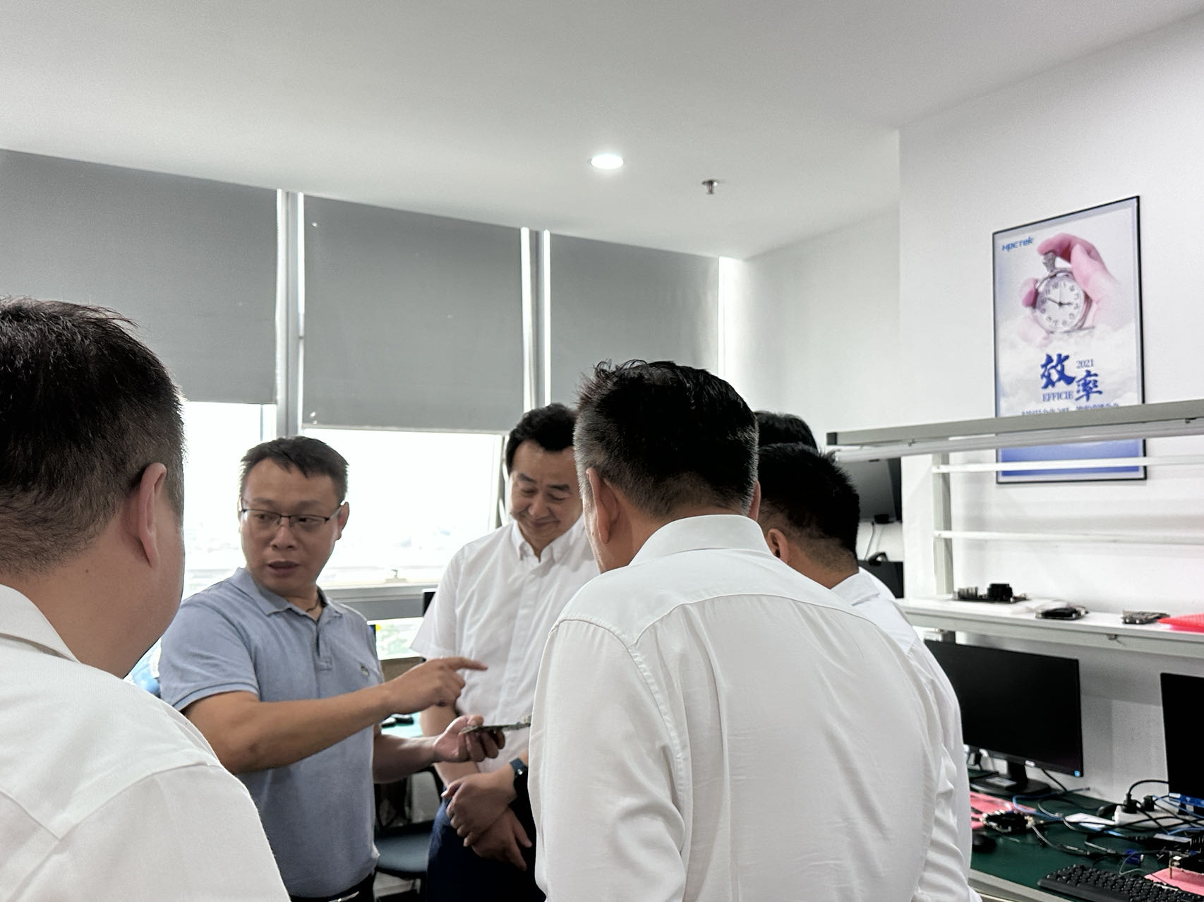 熱烈歡迎陜西省銅川市領導蒞臨我司參觀指導(圖5)