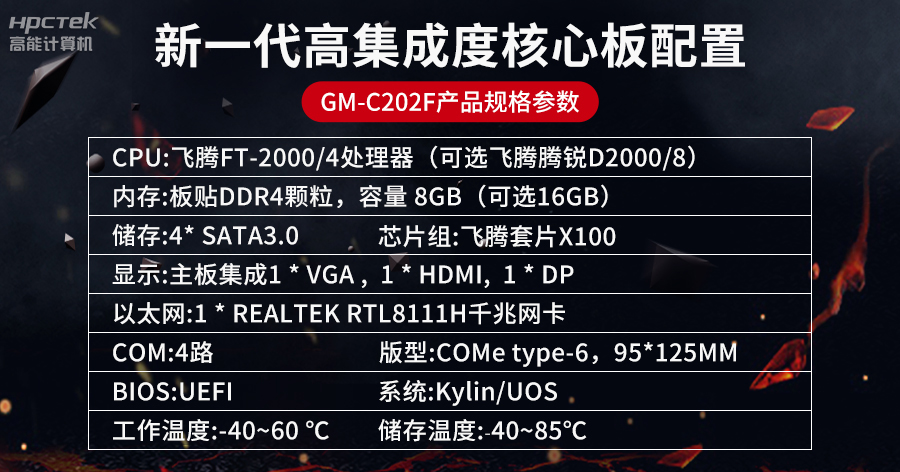 全國產化工業級COMe核心板,針對行業高性能需求打造(圖5) 6.29.5.jpg